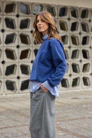 Clio pants Twill grey from Mon Col Anvers Clio pants Twill grey from Mon Col Anvers