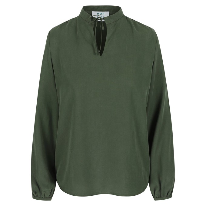 Sol blouse Khaki lyocell - Last size: 36 from Mon Col Anvers