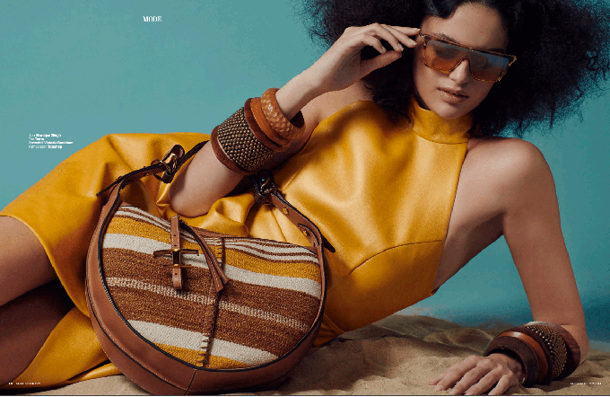 GOLDEN HONEY COCKTAIL DRESS from MONIQUE SINGH