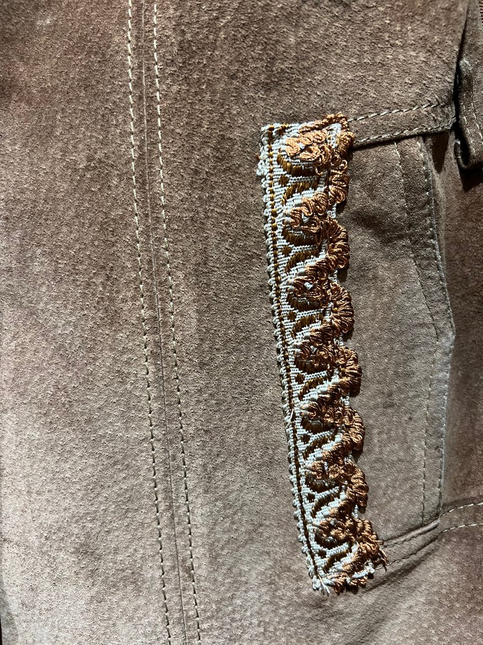 Upcycled Vintage Suede Jacket from MPIRA
