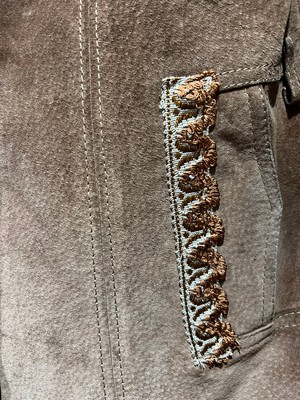 Upcycled Vintage Suede Jacket from MPIRA