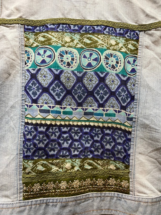 Upcycled Denim Waistcoat from MPIRA