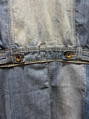 Long Upcycled Denim Coat from MPIRA