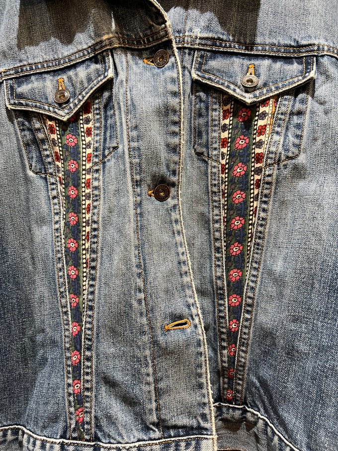 Upcycled Denim Jacket from MPIRA
