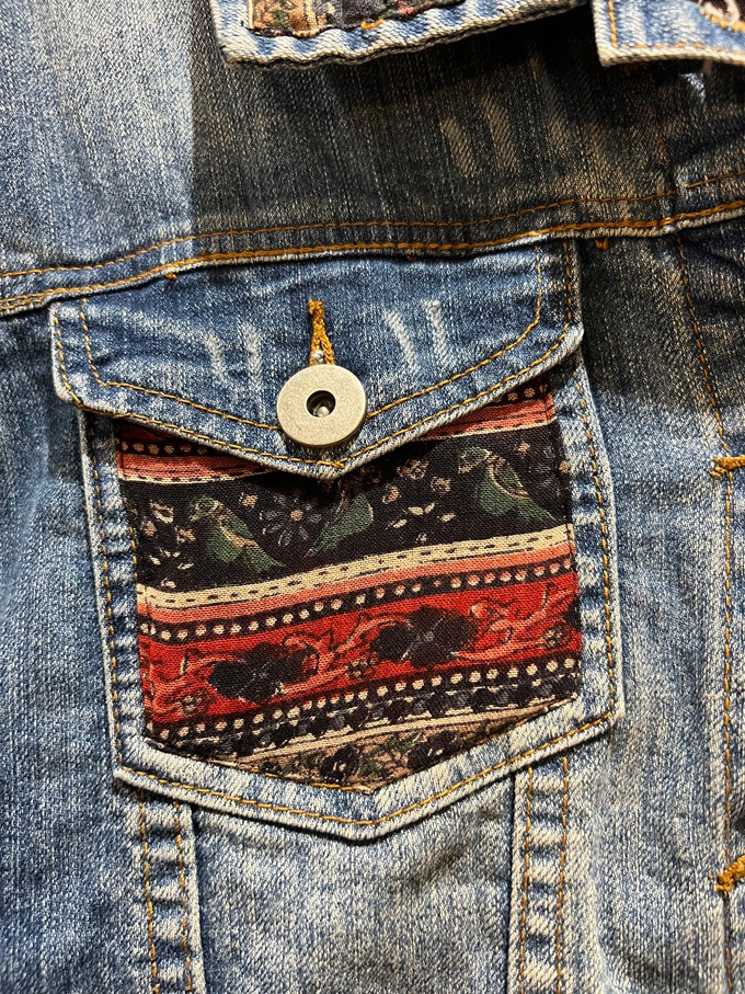 Upcycled Denim Jacket from MPIRA