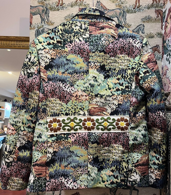 Upcycled Tapestry Jacket from MPIRA