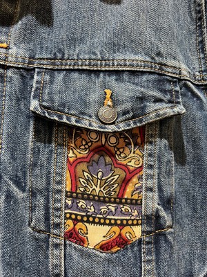 Upcycled Denim Jacket from MPIRA