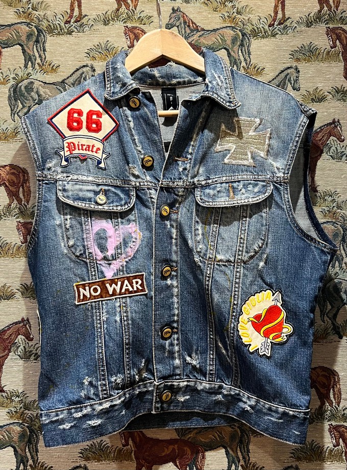 Upcycled Denim Waistcoat from MPIRA