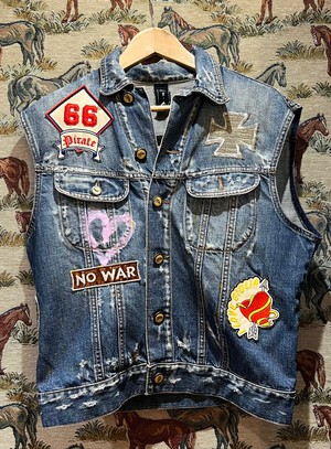 Upcycled Denim Waistcoat from MPIRA