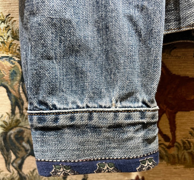 Upcycled Denim Jacket from MPIRA