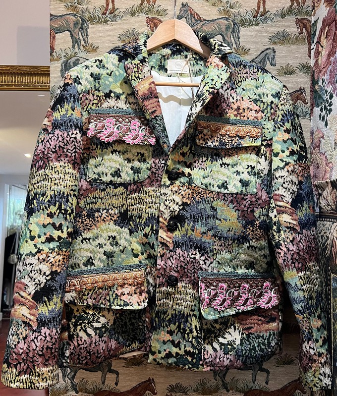 Upcycled Tapestry Jacket from MPIRA