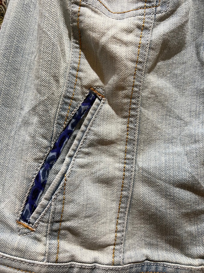 Upcycled Denim Waistcoat from MPIRA