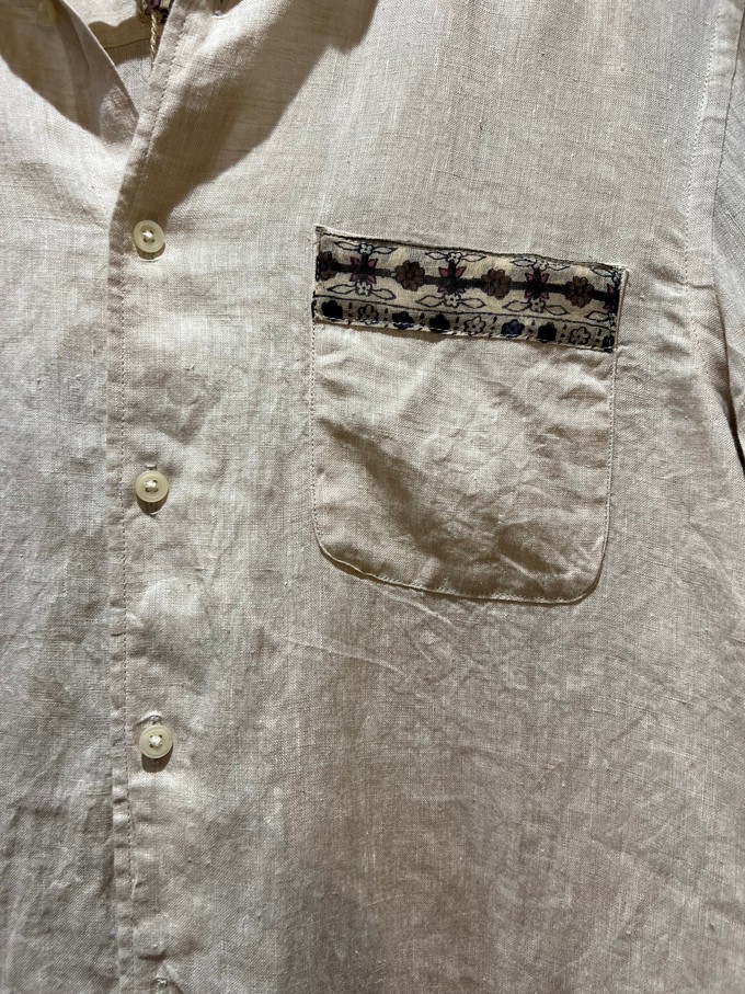 Upcycled Linen Shirt from MPIRA