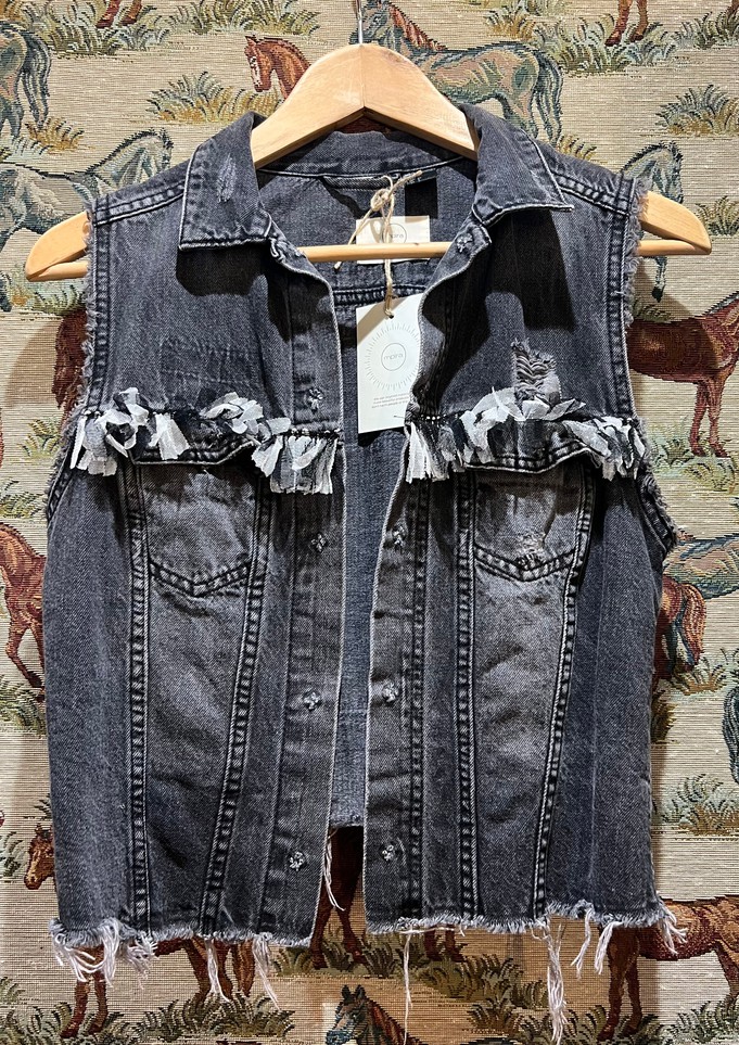 Upcycled Denim Waistcoat from MPIRA