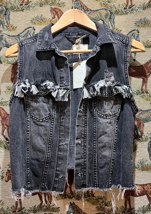 Upcycled Denim Waistcoat from MPIRA