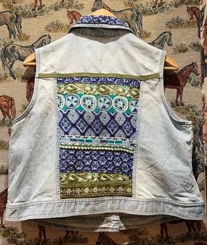 Upcycled Denim Waistcoat from MPIRA