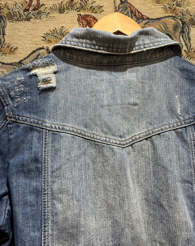 Long Upcycled Denim Coat from MPIRA