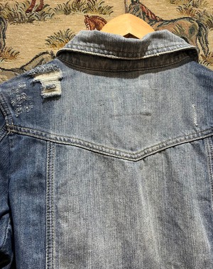 Long Upcycled Denim Coat from MPIRA