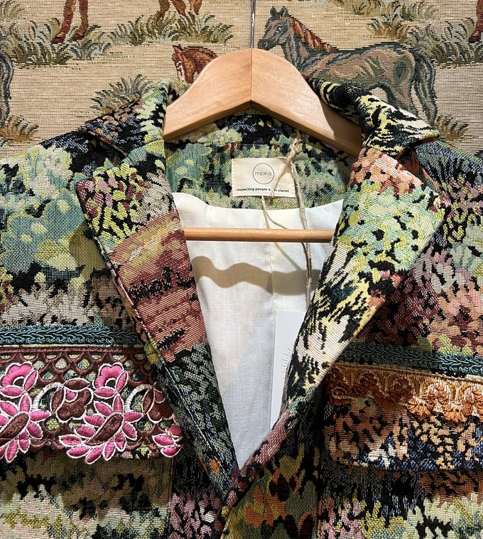 Upcycled Tapestry Jacket from MPIRA
