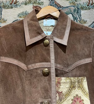 Upcycled Vintage Suede Jacket from MPIRA