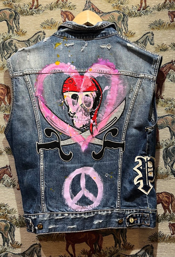 Upcycled Denim Waistcoat from MPIRA