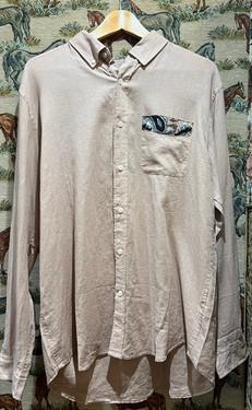 Upcycled Linen Shirt via MPIRA