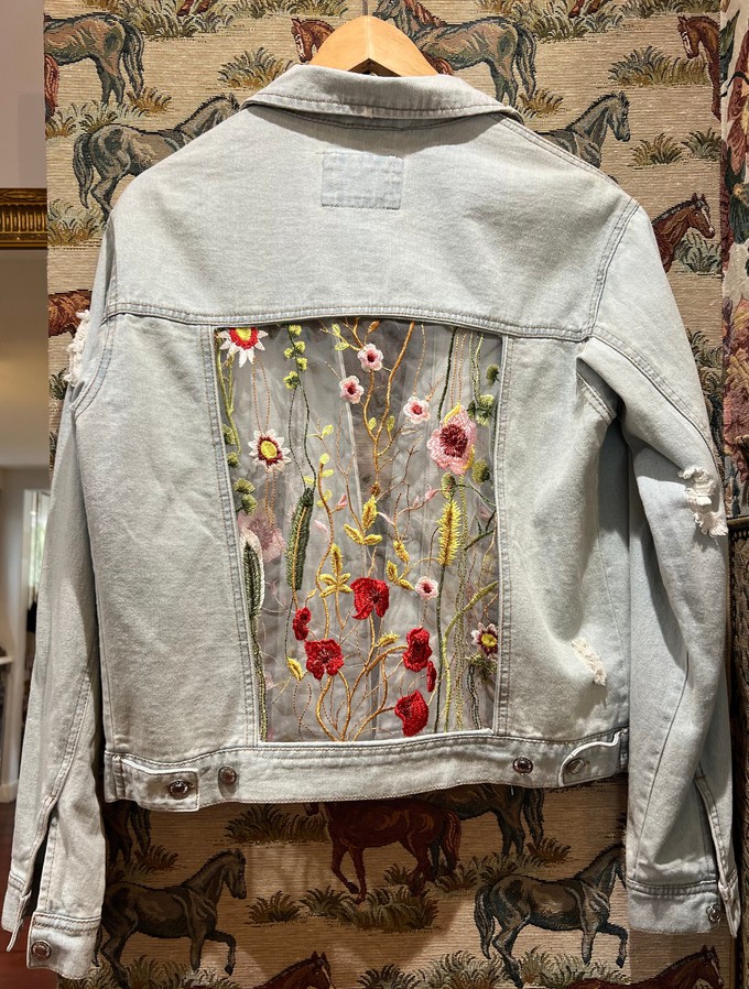 Upcycled Laced Denim Jacket from MPIRA