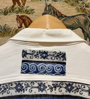 Upcycled White Denim Jacket from MPIRA