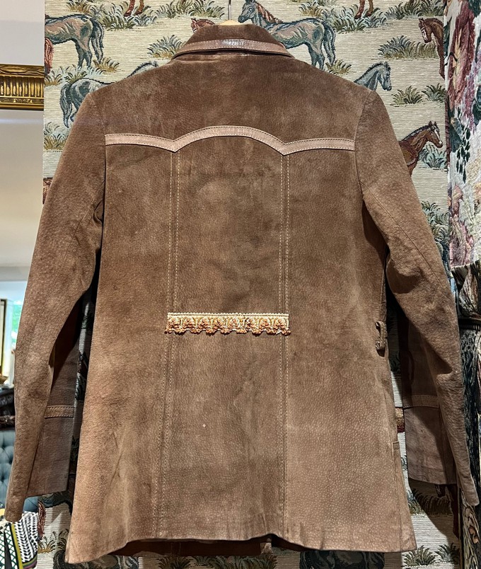 Upcycled Vintage Suede Jacket from MPIRA