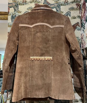Upcycled Vintage Suede Jacket from MPIRA