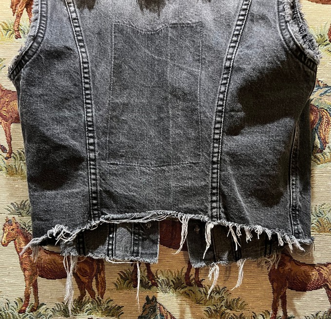 Upcycled Denim Waistcoat from MPIRA