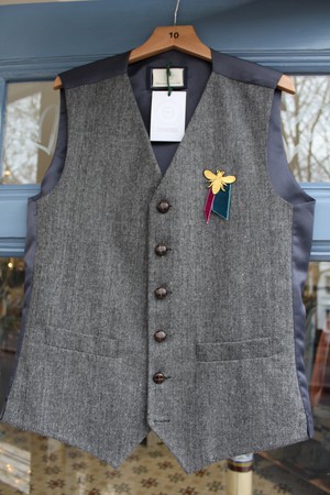 Upcycled waistcoat from MPIRA