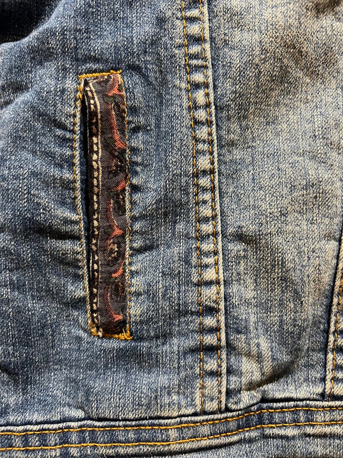 Upcycled Denim Jacket from MPIRA