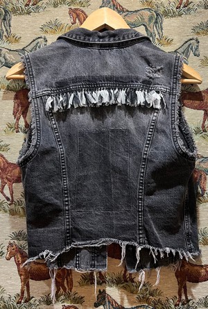 Upcycled Denim Waistcoat from MPIRA