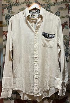 Upcycled Linen Shirt via MPIRA