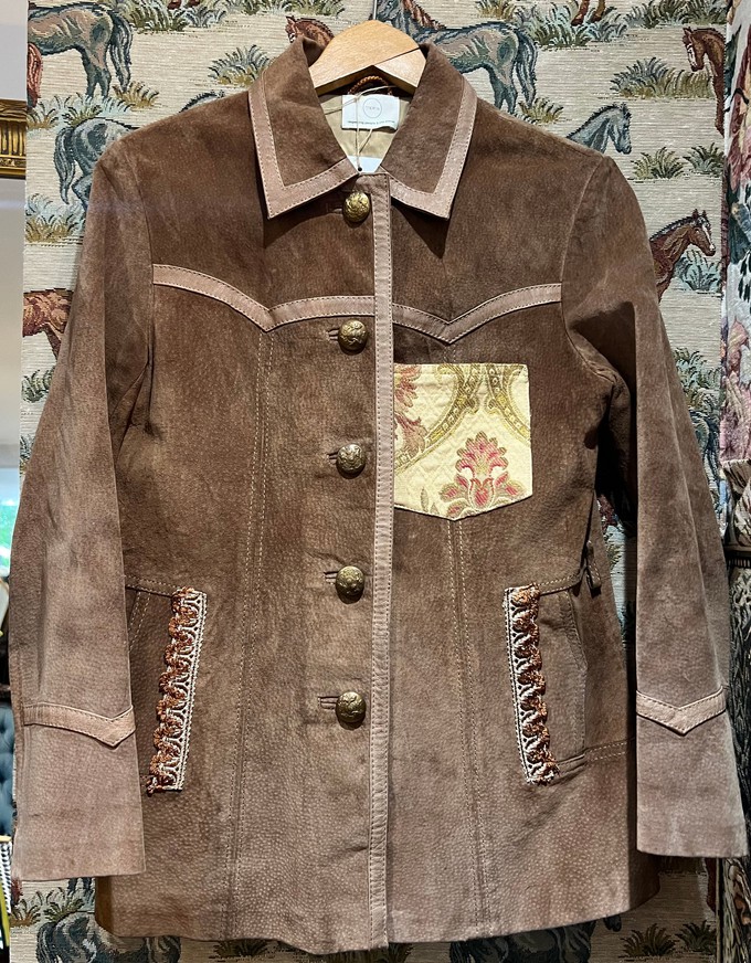 Upcycled Vintage Suede Jacket from MPIRA