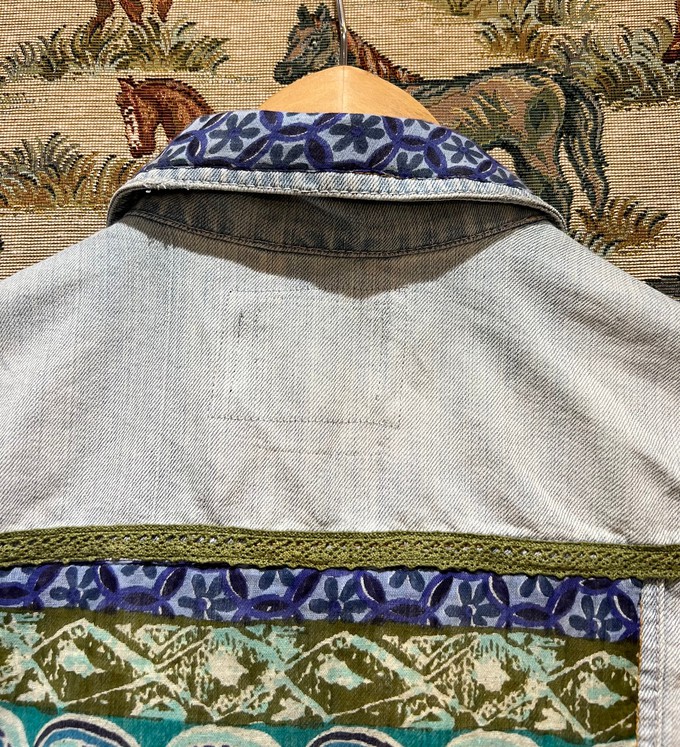 Upcycled Denim Waistcoat from MPIRA