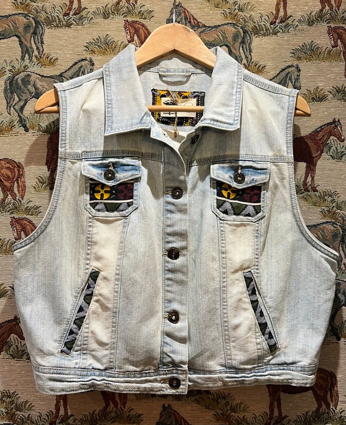 Upcycled Denim Waistcoat from MPIRA