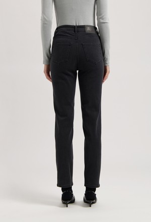Mams High Tapered - Stone Black from Mud Jeans
