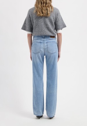 Jamie Mid Loose Flow - Stone Vintage from Mud Jeans