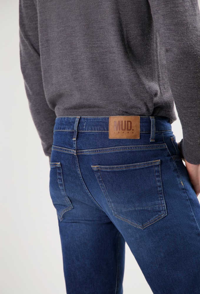 Bryce Mid Straight - Rustic Blue from Mud Jeans