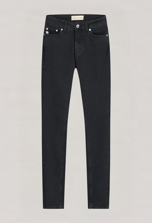 Skinny Hazen - Stone Black from Mud Jeans