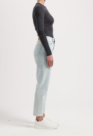Mams High Tapered - Light Stone from Mud Jeans
