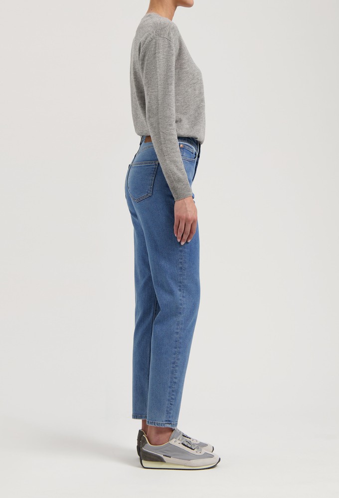 Mams High Tapered - Stone Vintage from Mud Jeans