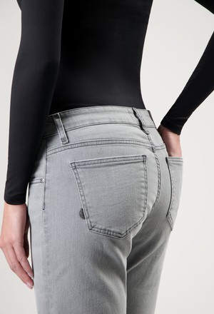 Carry Mid Straight - Light Grey from Mud Jeans