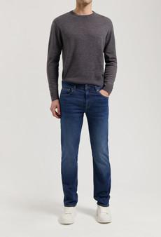 Bryce Mid Straight - Rustic Blue via Mud Jeans