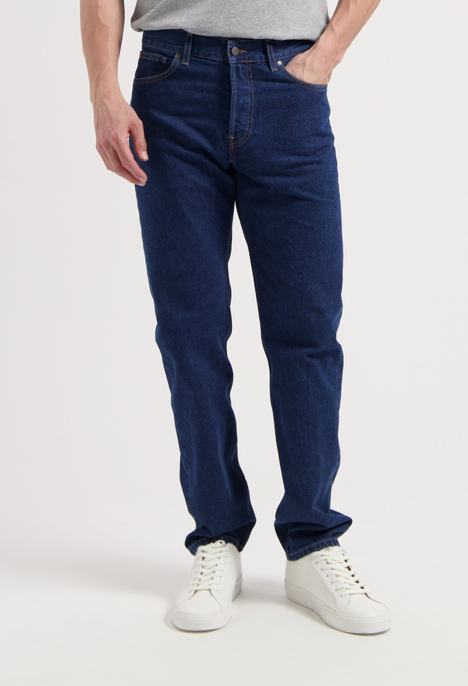 John Mid Straight - Stone Indigo from Mud Jeans