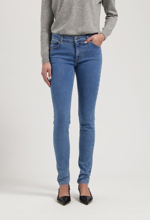Skyler Mid Skinny - Stone Vintage from Mud Jeans