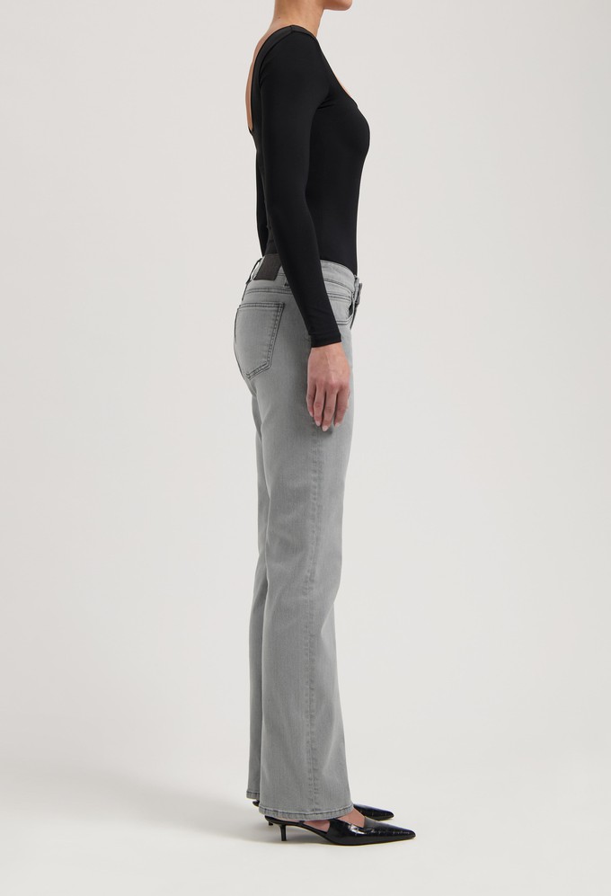 Carry Mid Straight - Light Grey from Mud Jeans