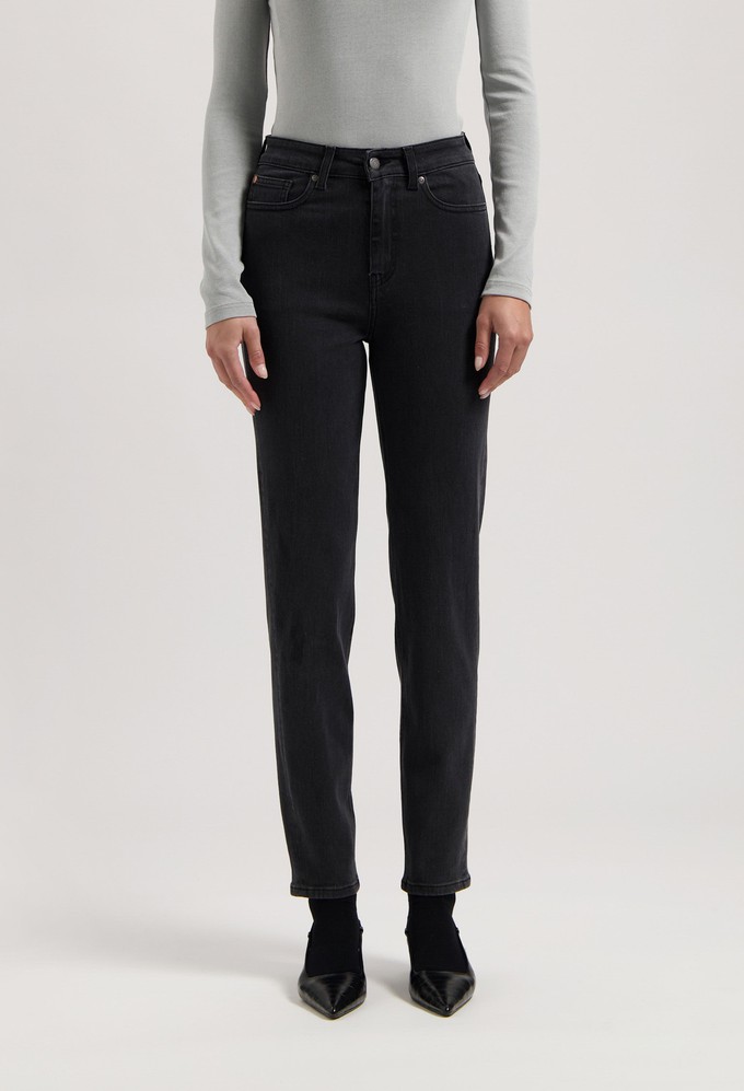 Mams High Tapered - Stone Black from Mud Jeans